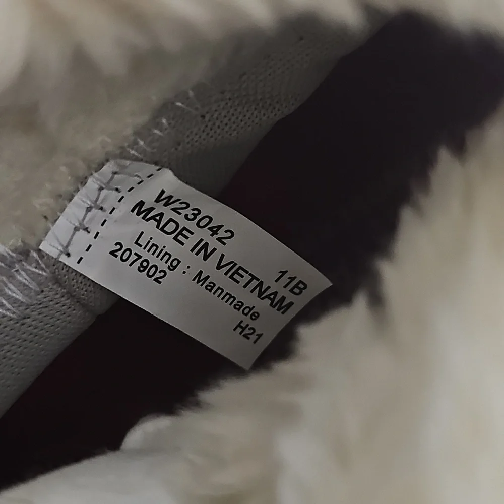 Cole Haan Off-White Fur-Lined Grandseries Waterproof Zippered Boots Size 11